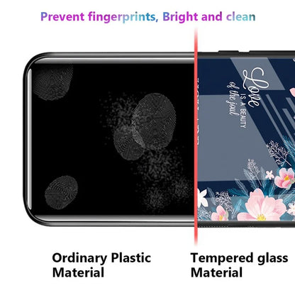 For iPhone 16 Plus Case Tempered Glass+PC+TPU Phone Cover