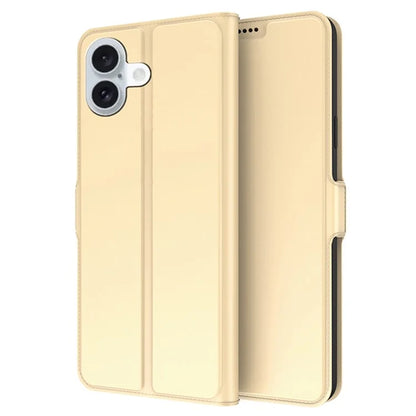 For iPhone 16 Case Card Holder PU Leather Full Protection Phone Cover