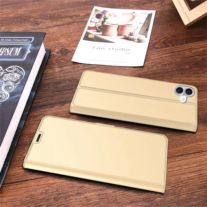 For iPhone 16 Case Card Holder PU Leather Full Protection Phone Cover