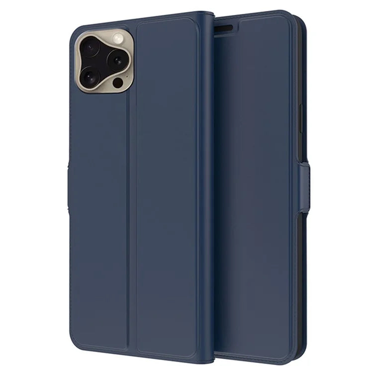 For iPhone 16 Pro Max Case Inner TPU Leather Flip Phone Cover Card Slot