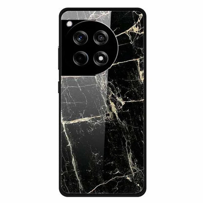For OnePlus 12R 5G / Ace 3 5G Phone Case Pattern Printing Anti-Drop PC+Tempered Glass+TPU Cover