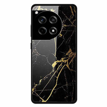 For OnePlus 12R 5G / Ace 3 5G Phone Case Pattern Printing Anti-Drop PC+Tempered Glass+TPU Cover