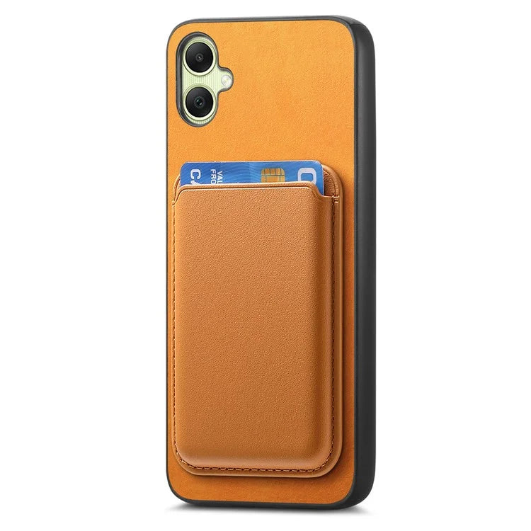 B2 For Samsung Galaxy A05 4G Cover Leather+TPU Phone Case with Magnetic Card Bag