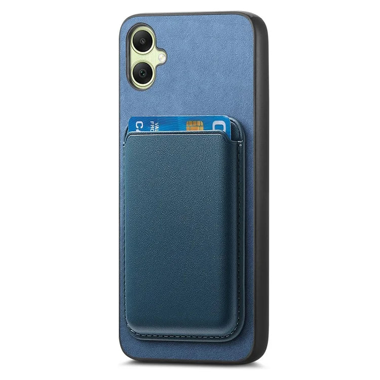 B2 For Samsung Galaxy A05 4G Cover Leather+TPU Phone Case with Magnetic Card Bag