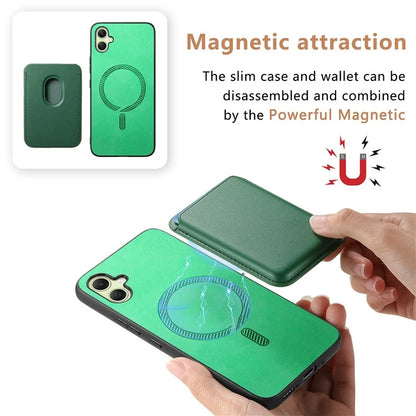 B2 For Samsung Galaxy A05 4G Cover Leather+TPU Phone Case with Magnetic Card Bag