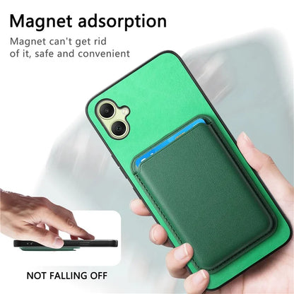 B2 For Samsung Galaxy A05 4G Cover Leather+TPU Phone Case with Magnetic Card Bag