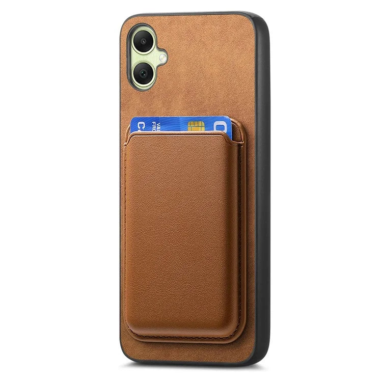B2 For Samsung Galaxy A05 4G Cover Leather+TPU Phone Case with Magnetic Card Bag