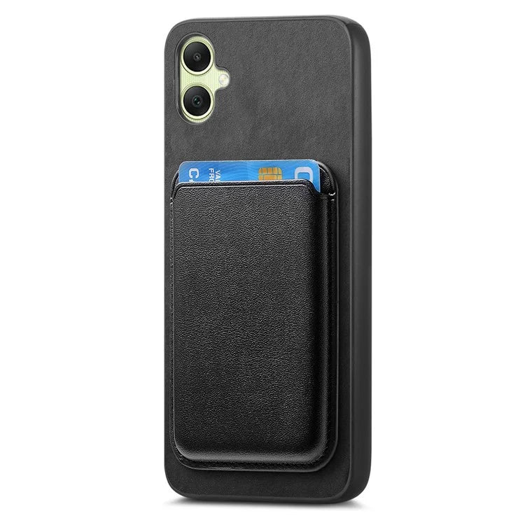 B2 For Samsung Galaxy A05 4G Cover Leather+TPU Phone Case with Magnetic Card Bag