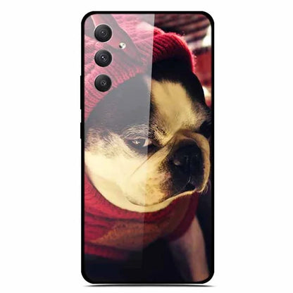 For Samsung Galaxy A35 5G Phone Case Stylish Pattern Tempered Glass Drop-Proof Cover
