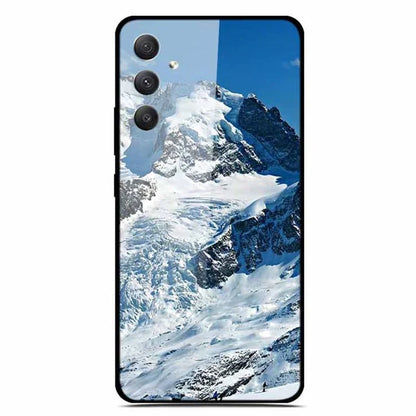 For Samsung Galaxy A35 5G Phone Case Stylish Pattern Tempered Glass Drop-Proof Cover