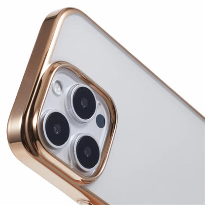 X-LEVEL For iPhone 16 Pro Case Electroplating Hard PC Clear Back Phone Cover