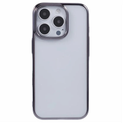 X-LEVEL For iPhone 16 Pro Case Electroplating Hard PC Clear Back Phone Cover