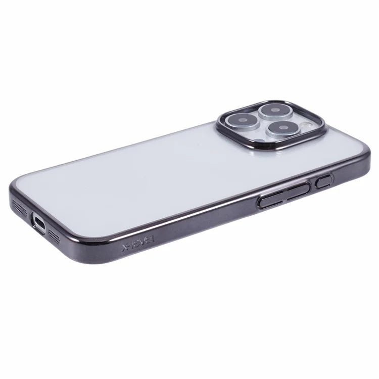 X-LEVEL For iPhone 16 Pro Case Electroplating Hard PC Clear Back Phone Cover