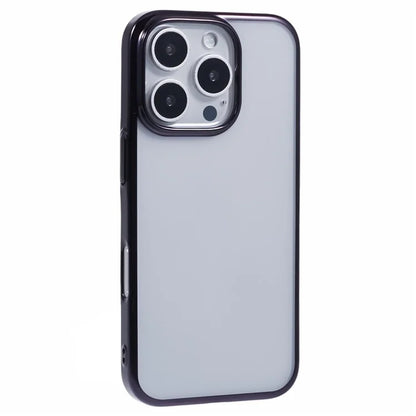 X-LEVEL For iPhone 16 Pro Case Electroplating Hard PC Clear Back Phone Cover