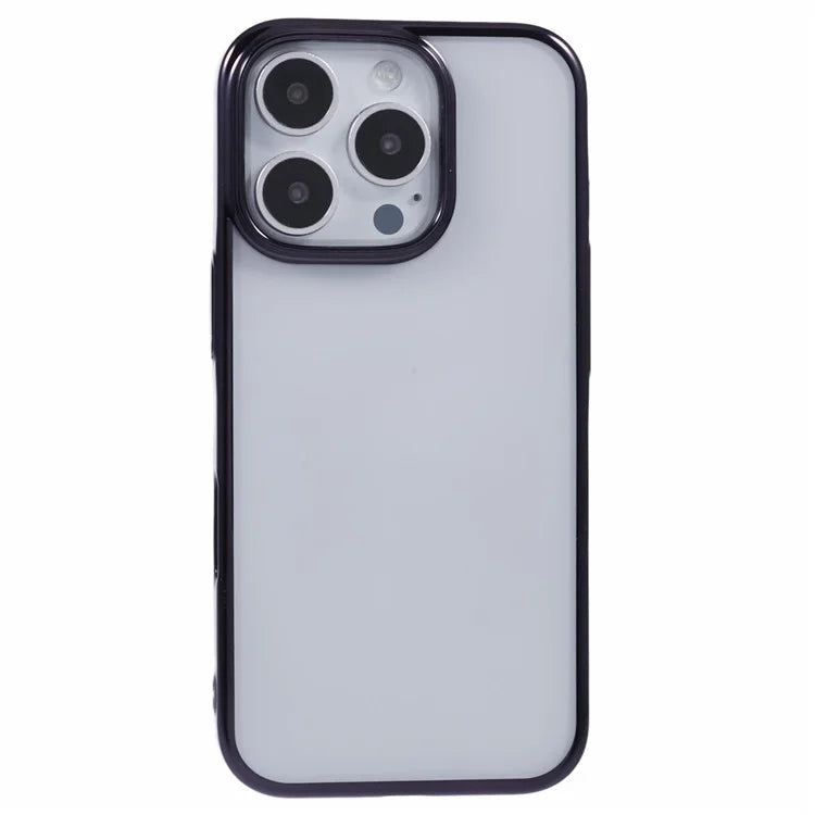 X-LEVEL For iPhone 16 Pro Case Electroplating Hard PC Clear Back Phone Cover