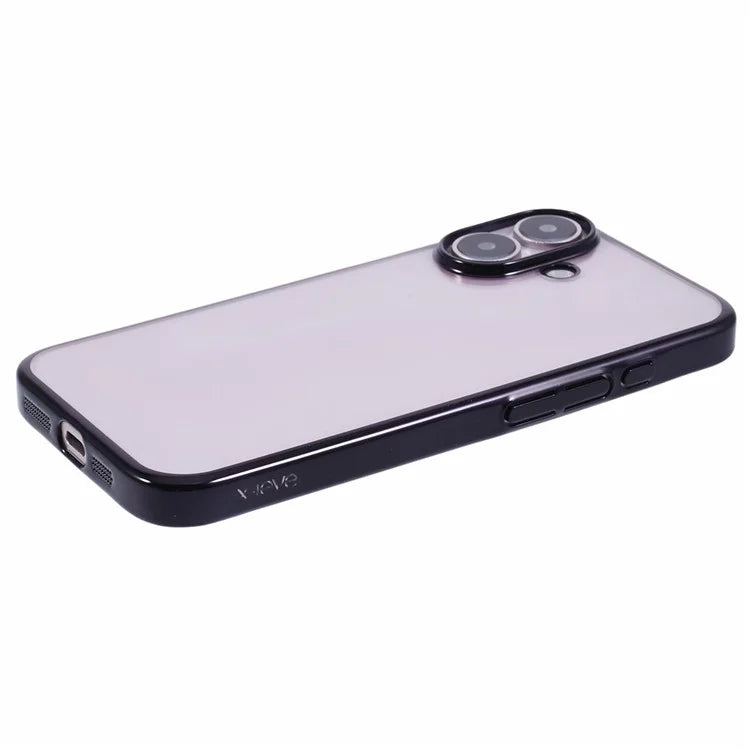 X-LEVEL For iPhone 16 Case Hard PC Transparent Shockproof Phone Cover