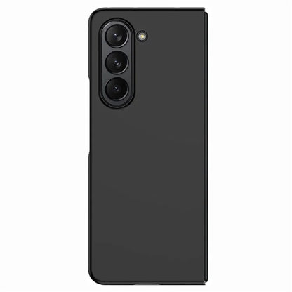 For Samsung Galaxy Z Fold6 5G Case Rubberized PC Phone Cover with Tempered Glass Film