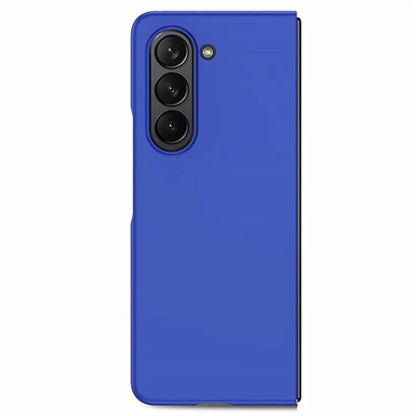 For Samsung Galaxy Z Fold6 5G Case Rubberized PC Phone Cover with Tempered Glass Film