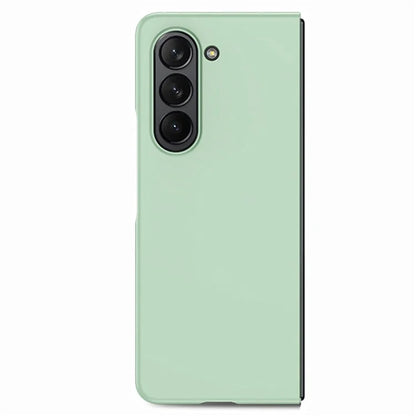 For Samsung Galaxy Z Fold6 5G Case Rubberized PC Phone Cover with Tempered Glass Film