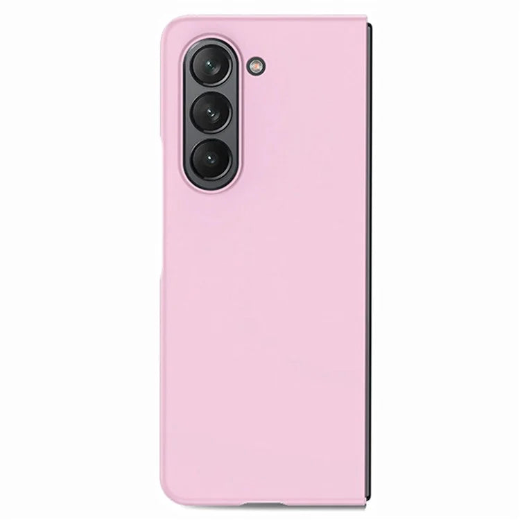 For Samsung Galaxy Z Fold6 5G Case Rubberized PC Phone Cover with Tempered Glass Film