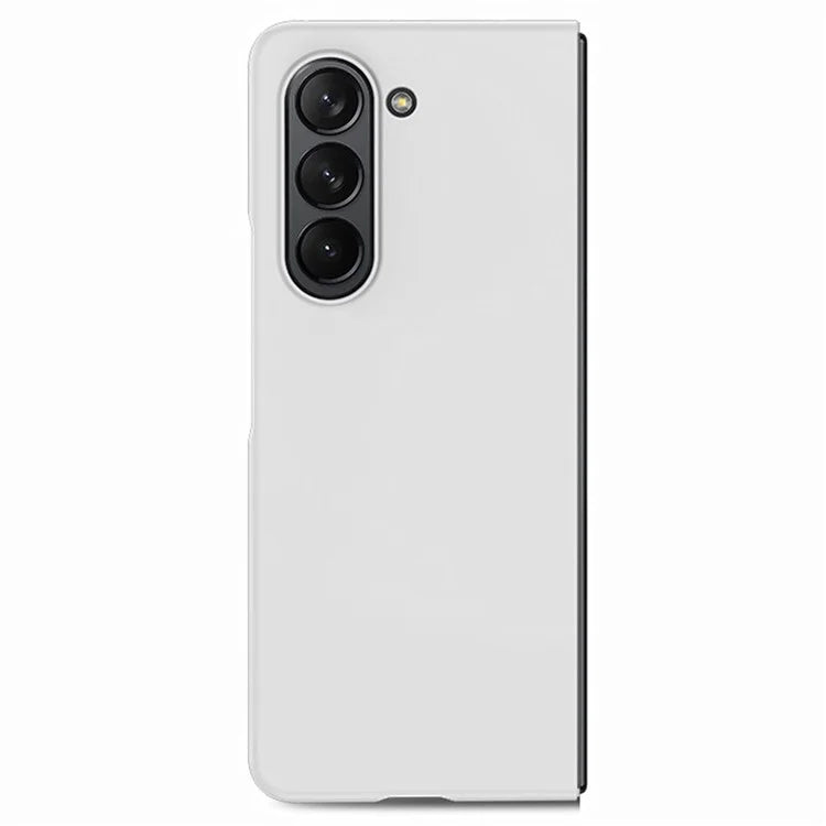 For Samsung Galaxy Z Fold6 5G Case Rubberized PC Phone Cover with Tempered Glass Film