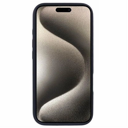 For iPhone 16 Plus Phone Case Ring Holder Kickstand PC+TPU Phone Cover