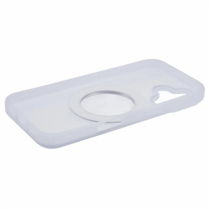 For iPhone 16 Plus Phone Case Ring Holder Kickstand PC+TPU Phone Cover