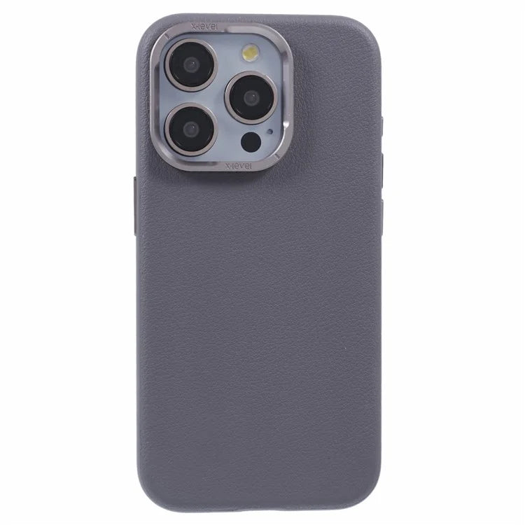 X-LEVEL For iPhone 15 Pro Max Case Anti-Scratch PU Leather + PC Mobile Phone Cover