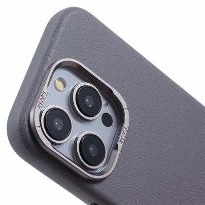 X-LEVEL For iPhone 15 Pro Max Case Anti-Scratch PU Leather + PC Mobile Phone Cover