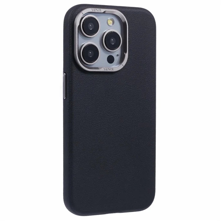 X-LEVEL For iPhone 15 Pro Max Case Anti-Scratch PU Leather + PC Mobile Phone Cover