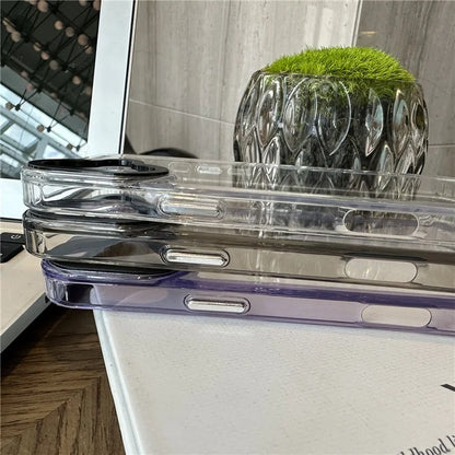 For iPhone 16 Plus Case Anti-Drop TPU+PC Clear Phone Cover