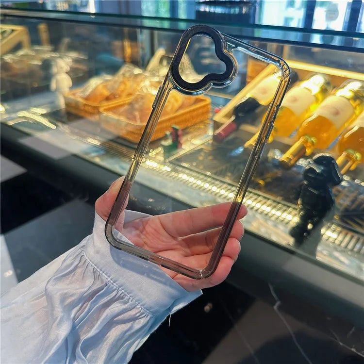 For iPhone 16 Plus Case Anti-Drop TPU+PC Clear Phone Cover
