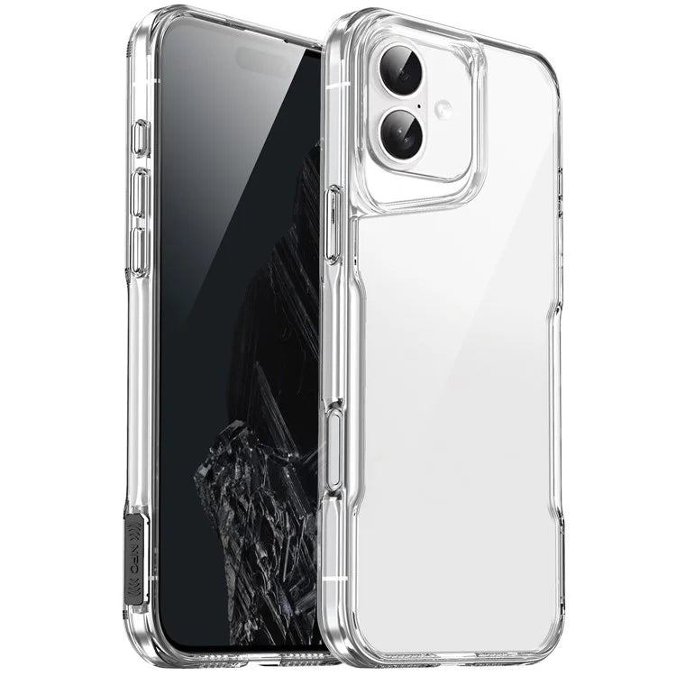 For iPhone 16 Protective Case TPU+Acrylic Clear Phone Cover