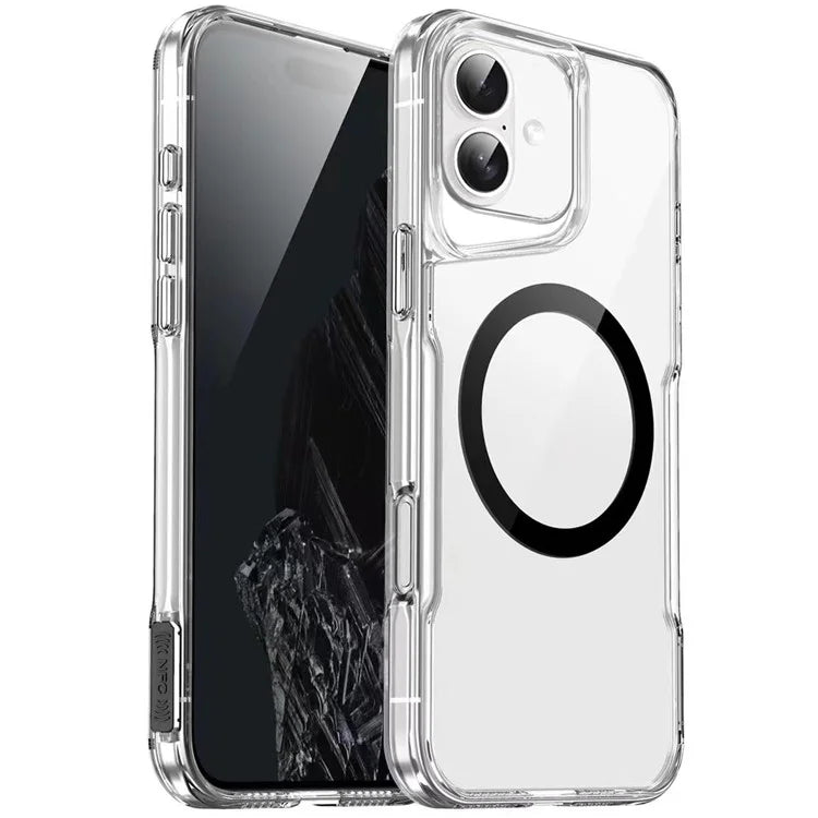 For iPhone 16 Case Compatible with MagSafe TPU+Acrylic Cell Phone Cover