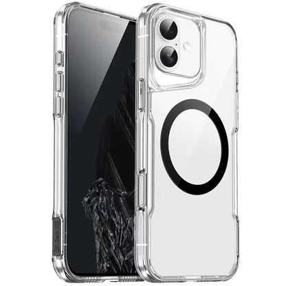 For iPhone 16 Case Compatible with MagSafe TPU+Acrylic Cell Phone Cover