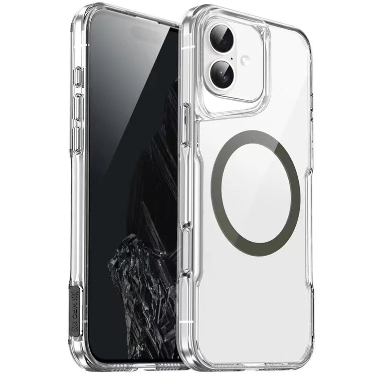 For iPhone 16 Case Compatible with MagSafe TPU+Acrylic Cell Phone Cover