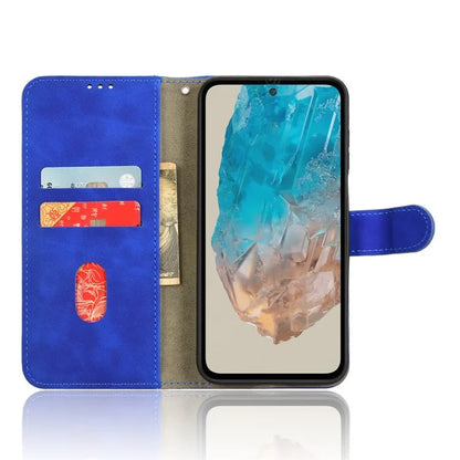 For Samsung Galaxy M35 5G Case Skin-Feel Leather Anti-Drop Wallet Flip Phone Cover