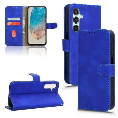 For Samsung Galaxy M35 5G Case Skin-Feel Leather Anti-Drop Wallet Flip Phone Cover