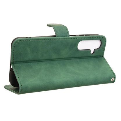 For Samsung Galaxy M35 5G Case Skin-Feel Leather Anti-Drop Wallet Flip Phone Cover