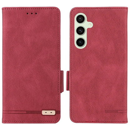For Samsung Galaxy S24 FE Case Leather Wallet Phone Cover Hardware Decor