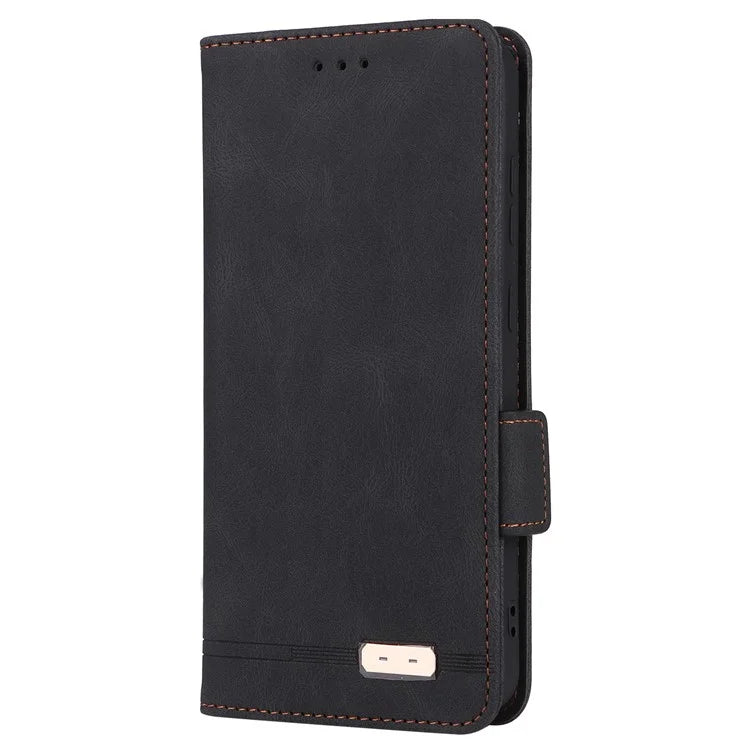 For Samsung Galaxy S24 FE Case Leather Wallet Phone Cover Hardware Decor