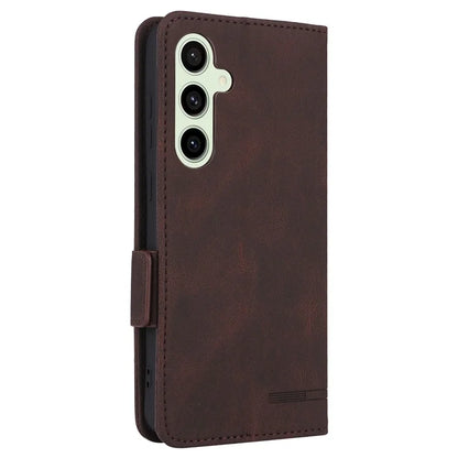 For Samsung Galaxy S24 FE Case Leather Wallet Phone Cover Hardware Decor