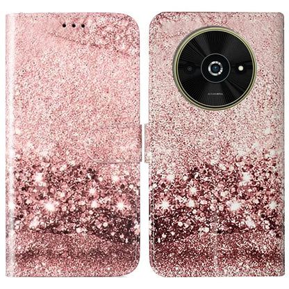 For Xiaomi Poco C61 4G / Redmi A3 4G Case Leather Pattern Design Flip Wallet Phone Cover