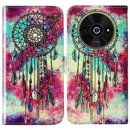 For Xiaomi Poco C61 4G / Redmi A3 4G Case Leather Pattern Design Flip Wallet Phone Cover