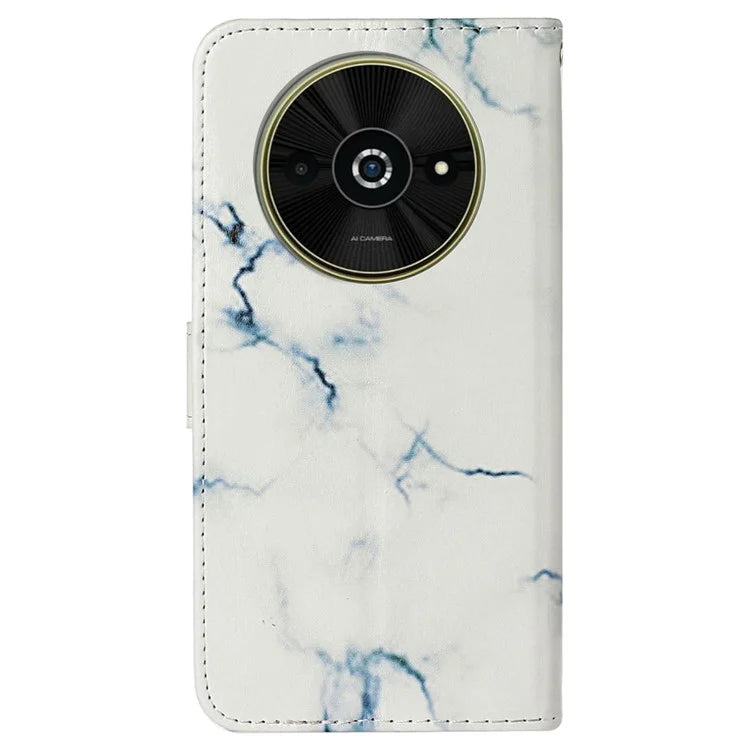 For Xiaomi Poco C61 4G / Redmi A3 4G Case Leather Pattern Design Flip Wallet Phone Cover
