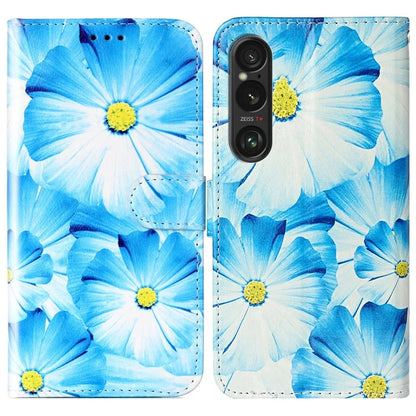 For Sony Xperia 1 VI Case Leather Pattern Design Flip Wallet Phone Cover