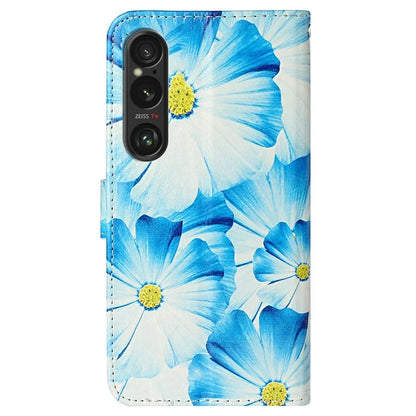 For Sony Xperia 1 VI Case Leather Pattern Design Flip Wallet Phone Cover