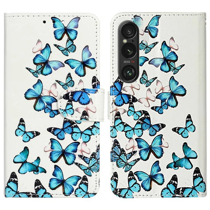 For Sony Xperia 1 VI Case Leather Pattern Design Flip Wallet Phone Cover