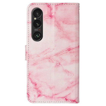 For Sony Xperia 1 VI Case Leather Pattern Design Flip Wallet Phone Cover