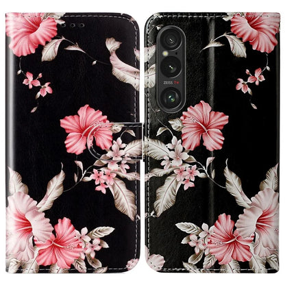 For Sony Xperia 1 VI Case Leather Pattern Design Flip Wallet Phone Cover